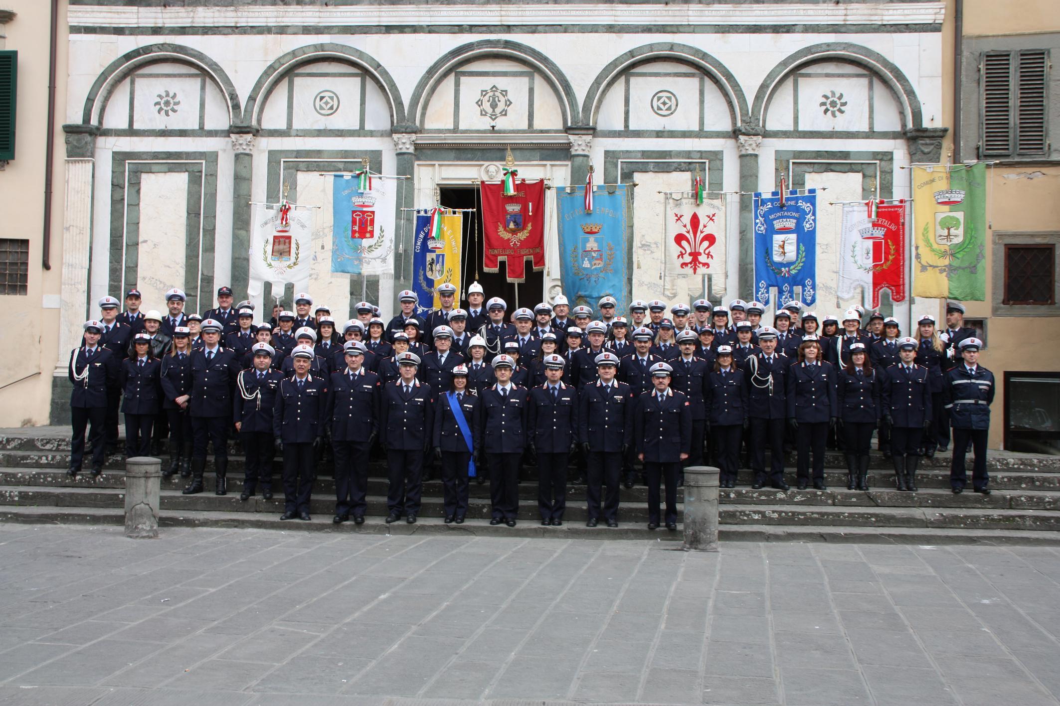 Una precedente edizione della festa di San Sebastiano, patrono della polizia municipale