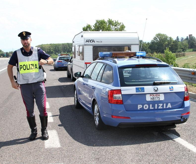 Polstrada, 21mila multe Salgono del 38% gli incidenti mortali 