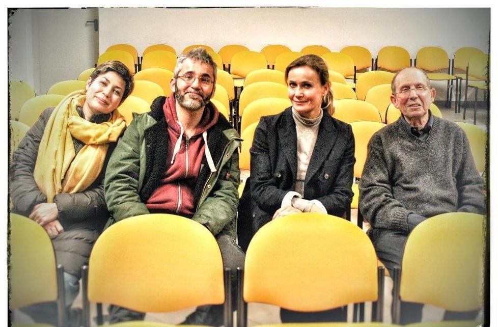 Lucia Mascino ringrazia gli animatori del cineclub