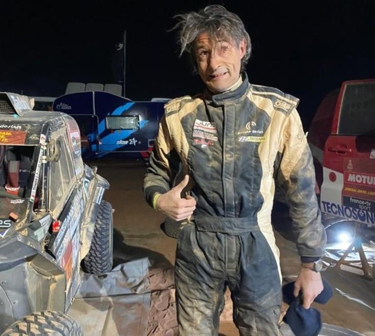 Fabio Del Punta alla Dakar: 2.500 chilometri nel deserto poi è stato costretto al ritiro 