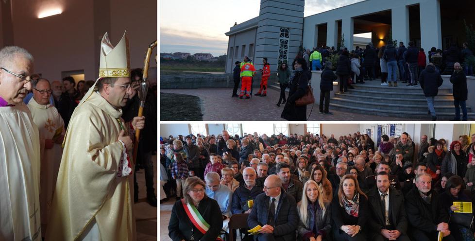 Il vescovo: «La nuova chiesa sia viva e una casa tra le case» 