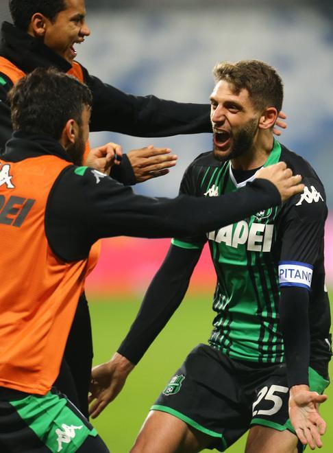 Berardi: «È la strada giusta Sono felice più per la vittoria che per avere segnato»
