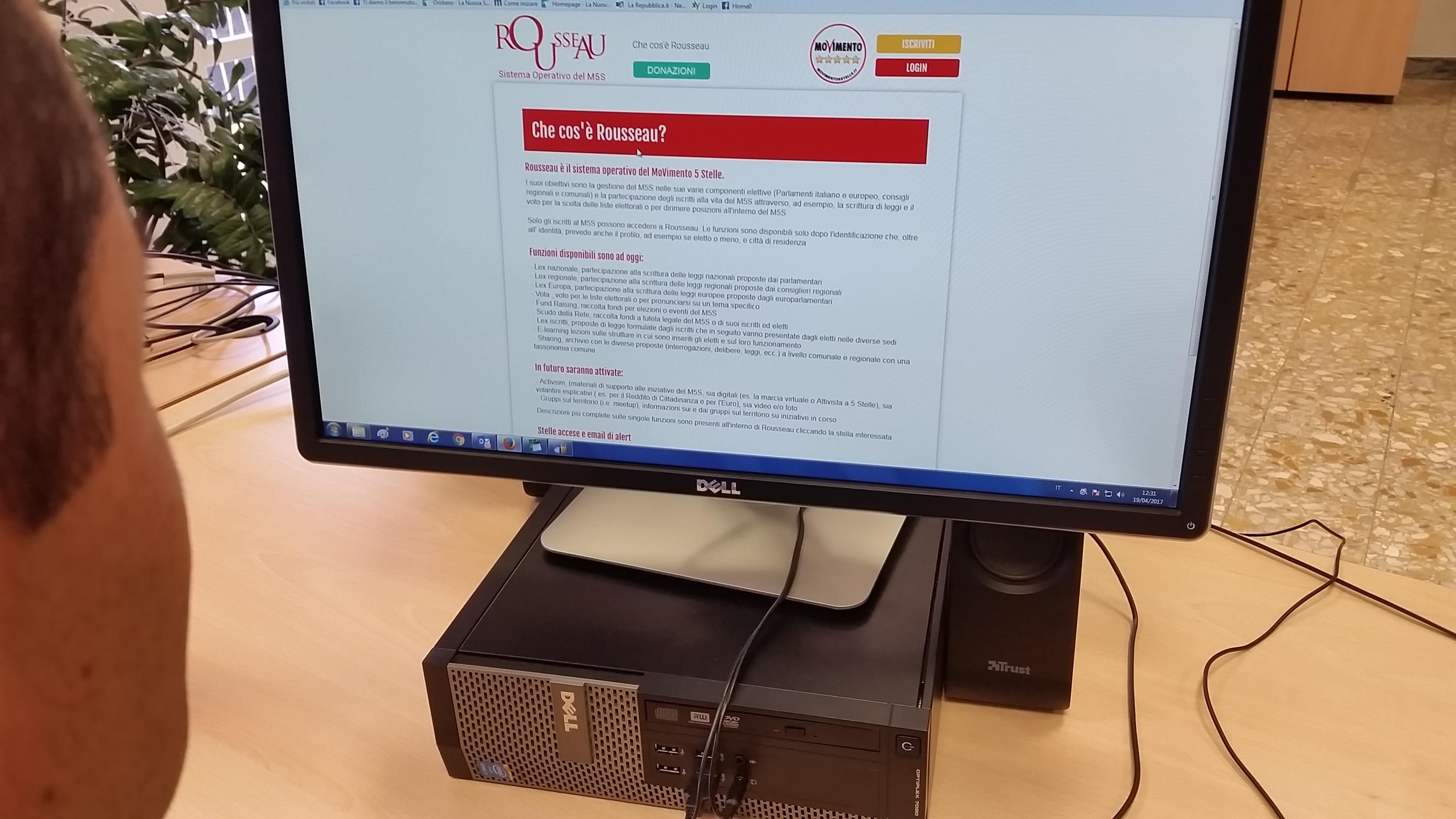 La piattaforma Rousseau raccoglierà i voti dei simpatizzanti sui facilitatori regionali