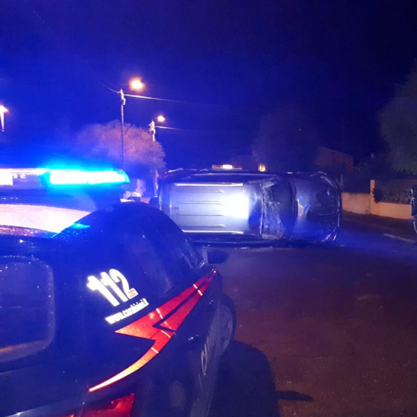 San Gavino, perde il controllo dell'auto che si ribalta: ragazza ferita