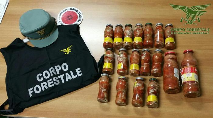 La polpa di riccio sequestrata