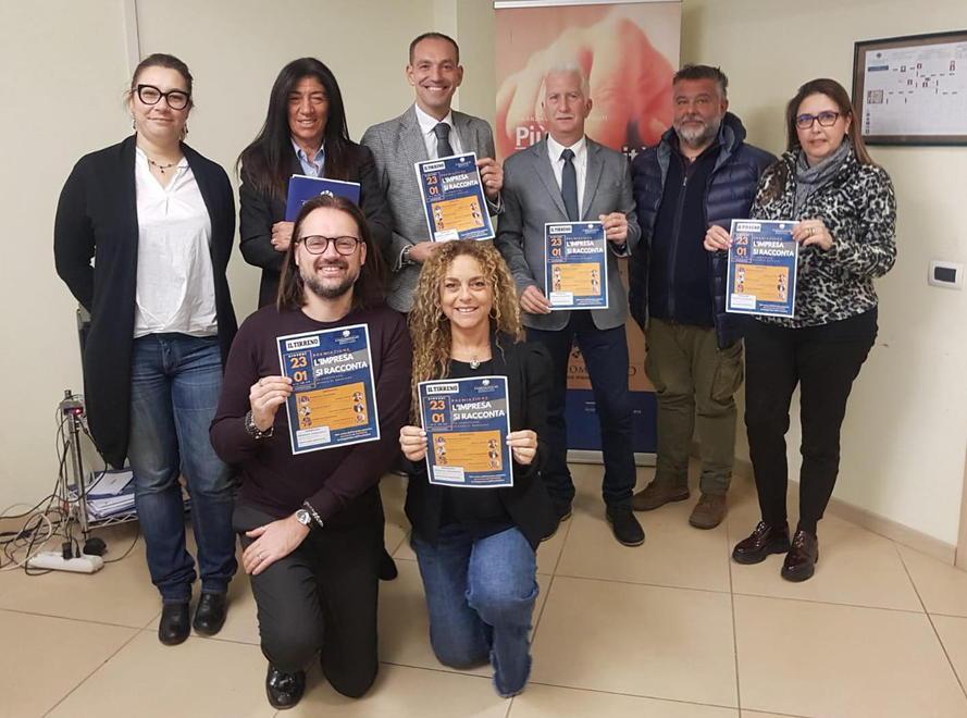 Il gruppo dei promotori dell’evento conclusivo de “L’impresa si racconta” giovedì in Camera di Commercio
