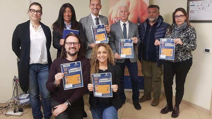 Il gruppo dei promotori dell’evento conclusivo de “L’impresa si racconta” giovedì in Camera di Commercio