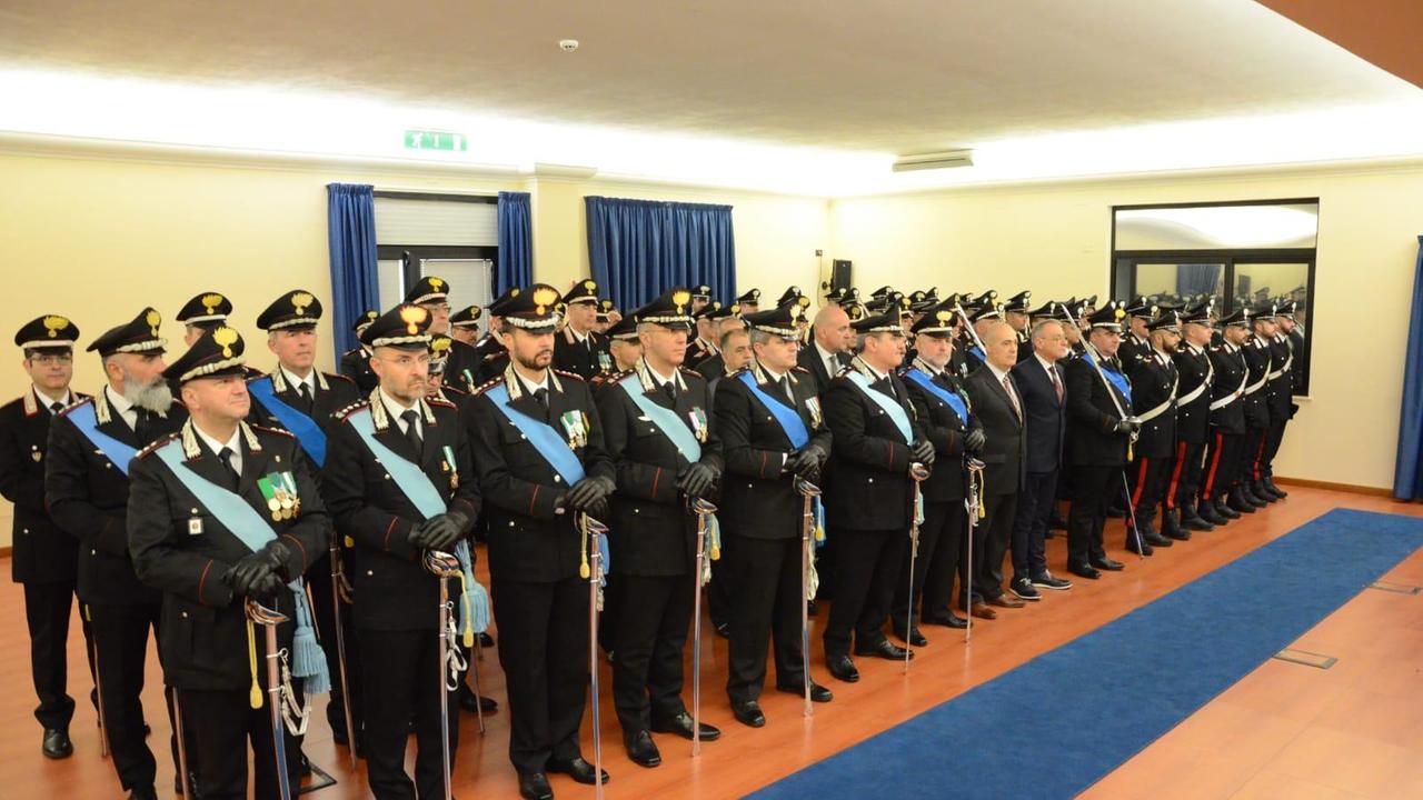 Carabinieri, cerimonia di giuramento e consegna delle medaglie Mauriziane