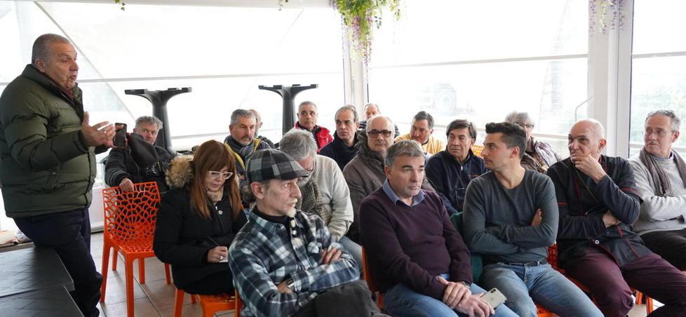 Un momento dell’incontro con gli imprenditori organizzato nella zona industriale di Gello (foto Franco Silvi)
