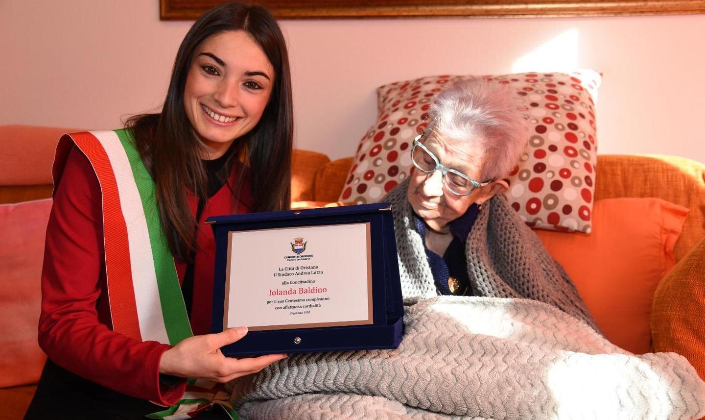 Primi cento anni per la signora Iolanda