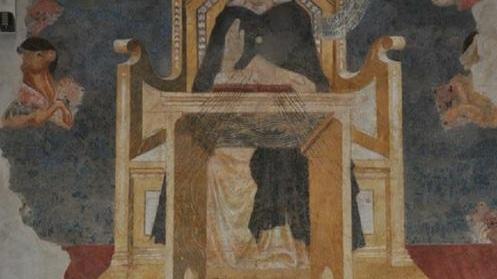 S. Tommaso d’Aquino dottore a Parigi “ritrovato” nel dipinto in Santa Maria Novella