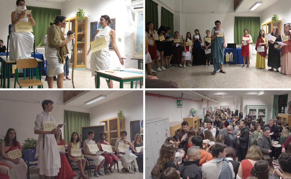 Notte etrusca al liceo tra “buffet dell’epoca” letture e conferenze 