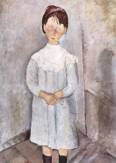 Quella bambina in blu ci guida fra i capolavori non solo di Modigliani