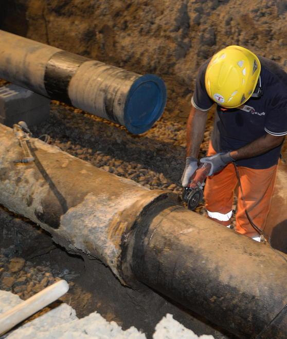 Lavori sulle condotte e sospensione dell’acqua 