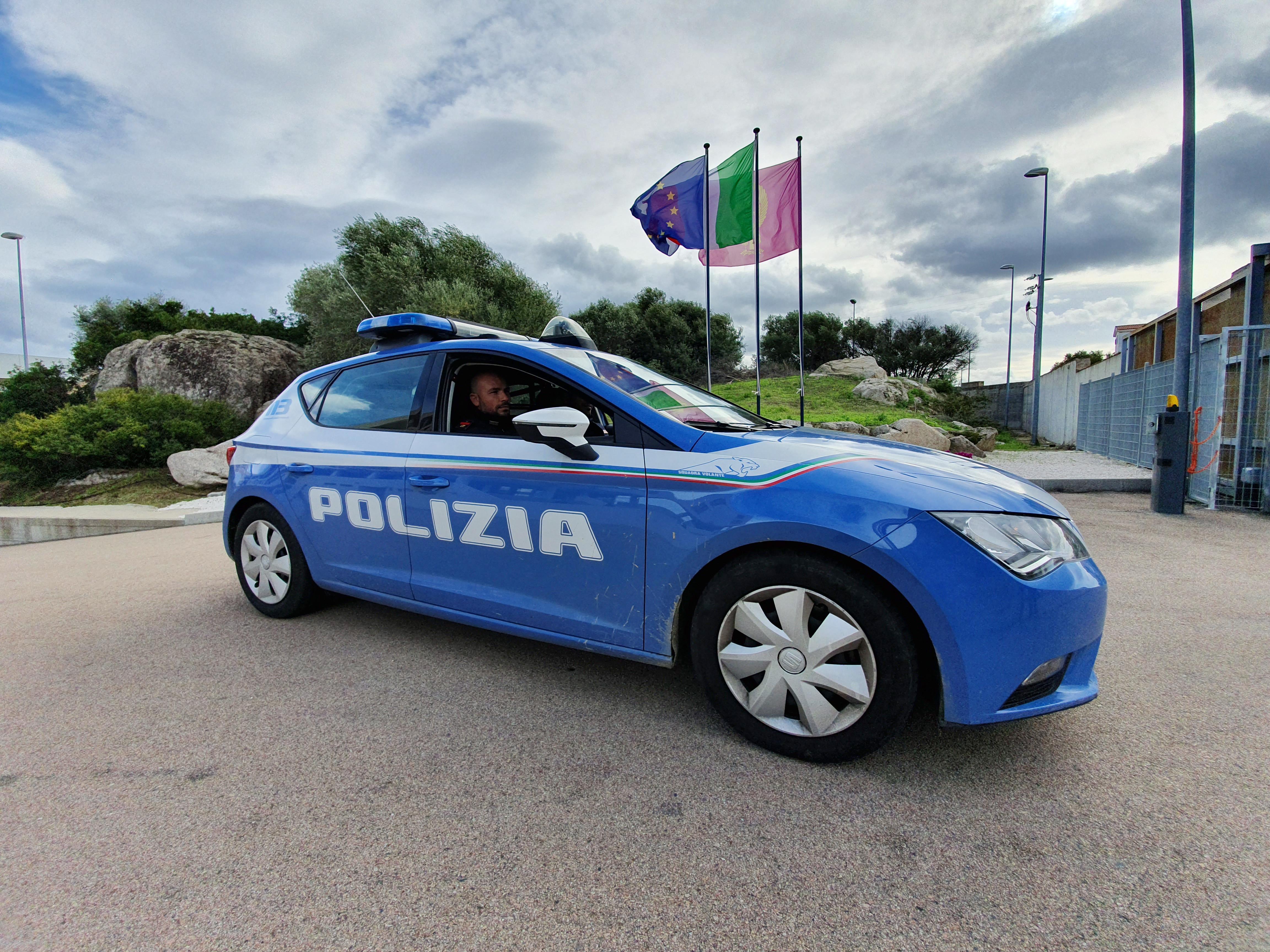Il commissariato di polizia di Olbia, immagine di repertorio