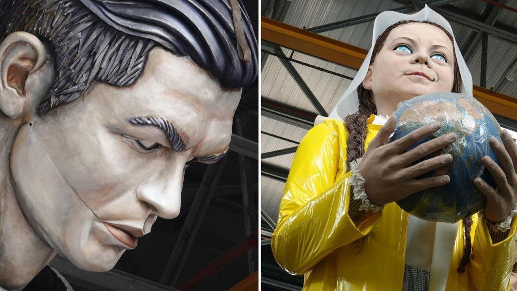 Basta con la politica il carnevale di Viareggio cambia: sui carri ecco Greta e Cristiano Ronaldo