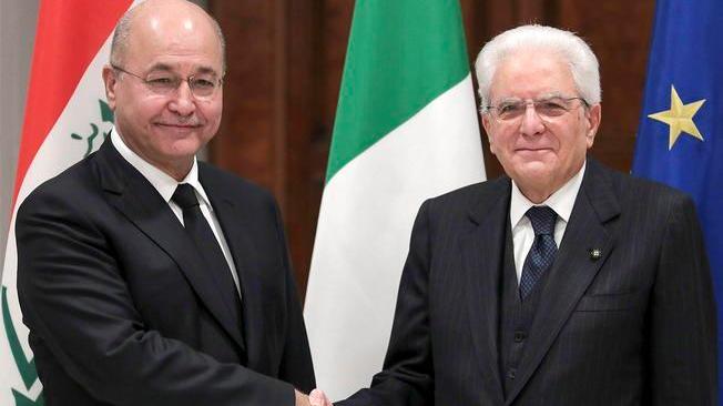 Mattarella riceve presidente Iraq, Salih