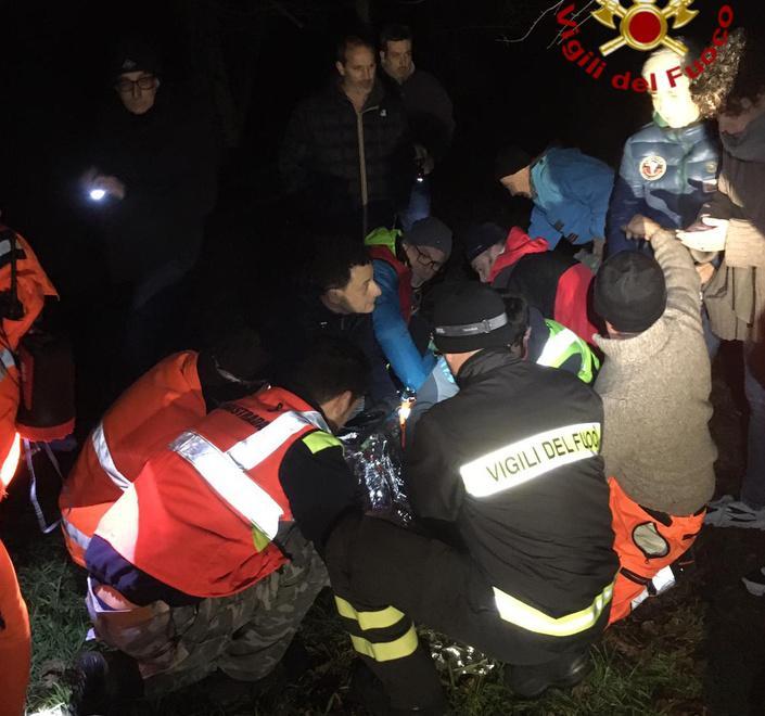 Ritrovato in un torrente, salvo l’anziano scomparso da Filetto