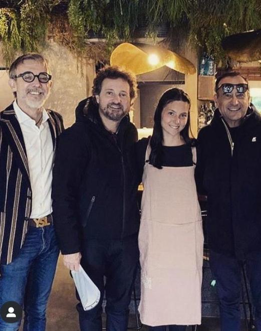Pieraccioni e Conti a tavola