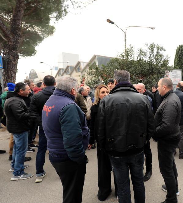 L’assemblea nella mensa dell’azienda di Mercatale