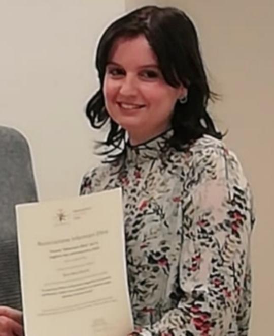 Premiata per la migliore tesi infermieristica
