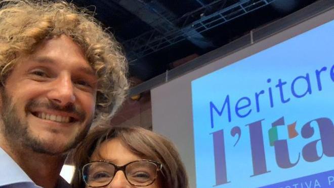 La ministra Elena Bonetti al ristorante Corsaro Verde
