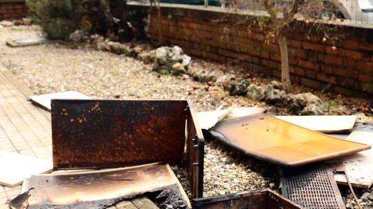 Fiamme nella cucina Soccorsa una donna