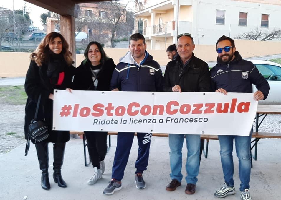 Cozzula non potrà fare neanche l’ufficiale di gara 