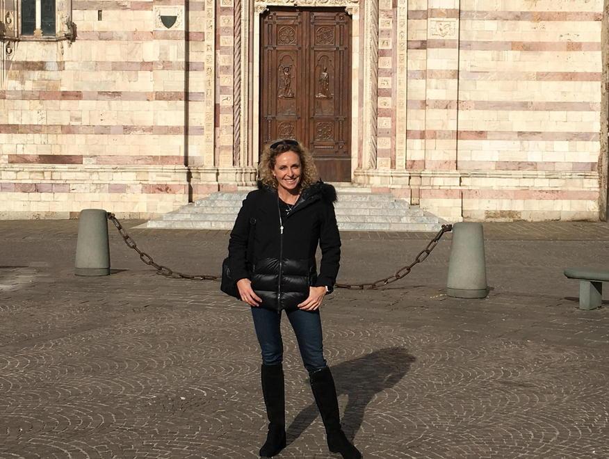 Alessandra Sensini, campionessa olimpionica di windsurf, nella sua Grosseto