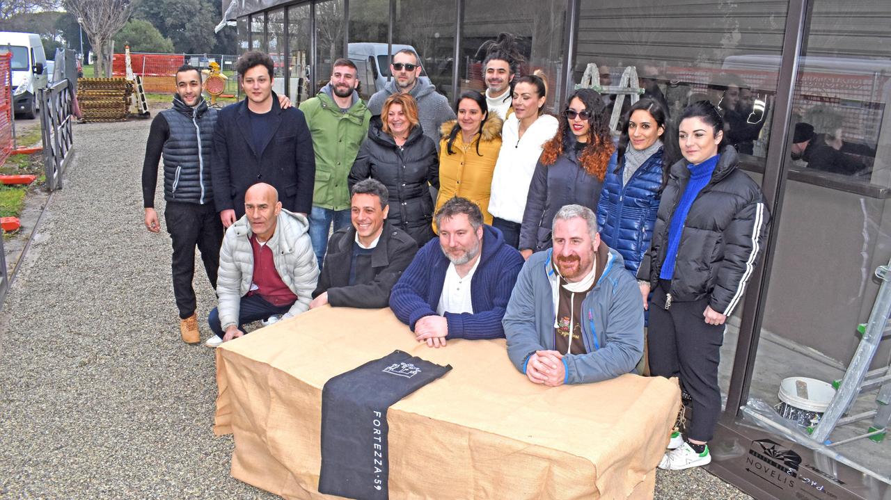 La squadra della Fortezza 59 al completo (foto Lorenzo Gori)