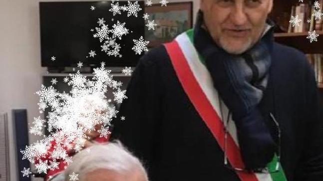 Grande festa alla Rsa per i 100 anni compiuti da Mario Mazzei