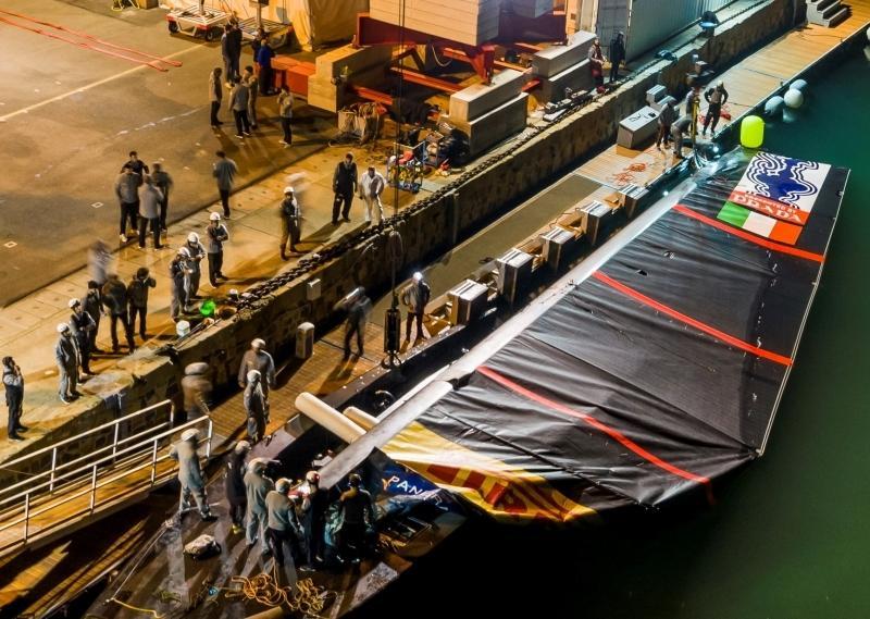 Luna Rossa disalbera in allenamento a Cagliari 