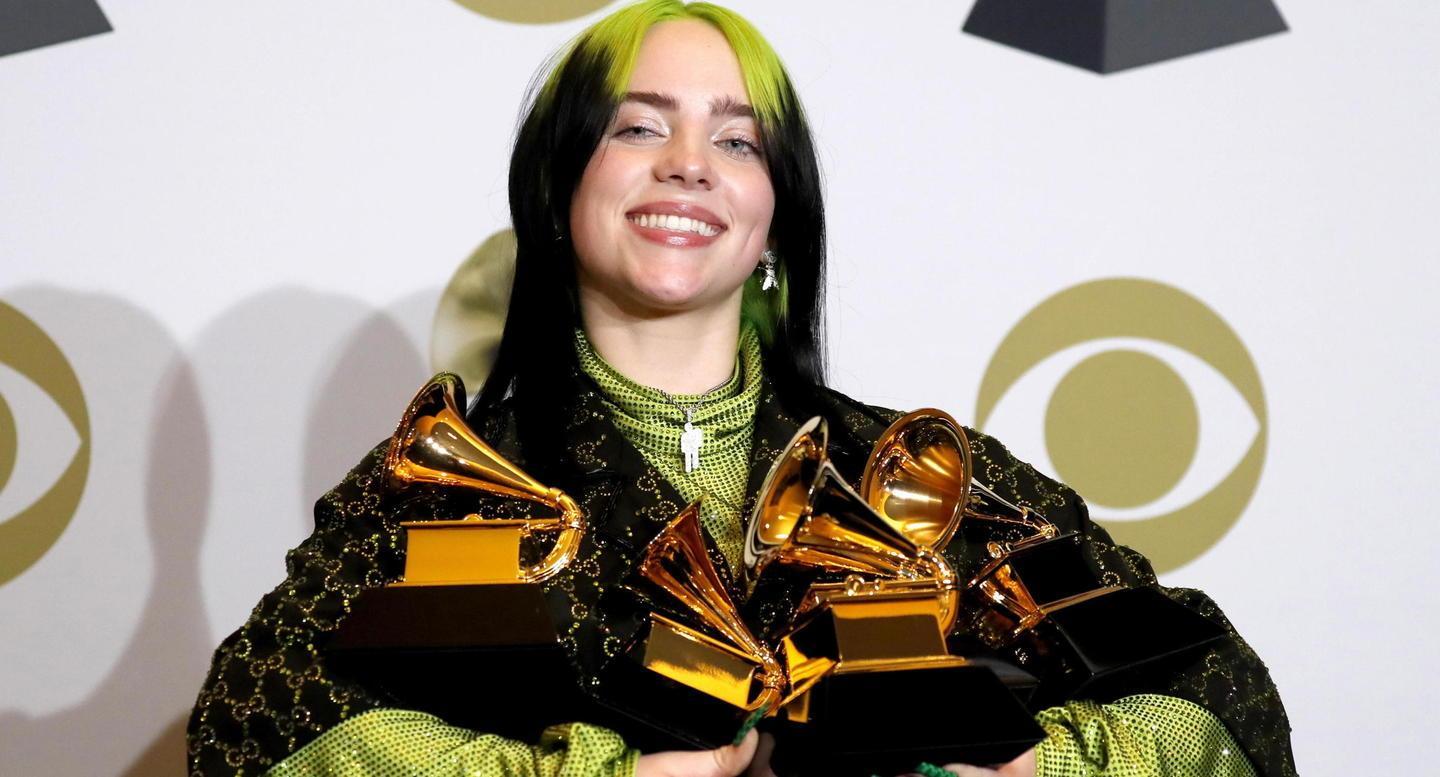 Diciotto anni e 4 Grammy il record di Billie Eilish 
