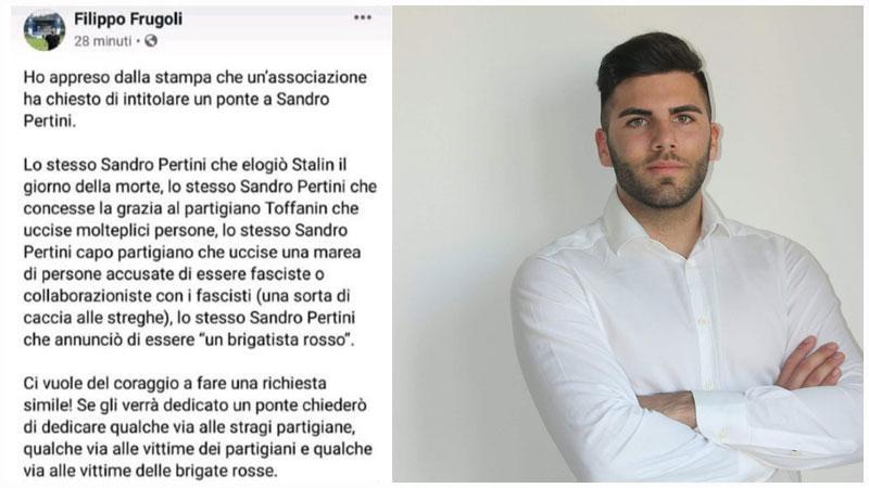 Dopo le offese il consigliere leghista dona lo stipendio alla Fondazione Pertini