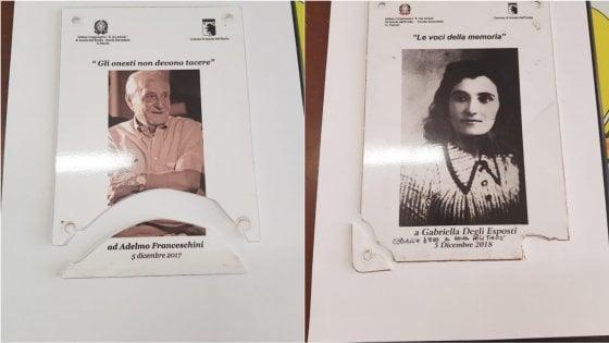 Castelfranco, ad Anzola strappata la targa della martire partigiana 