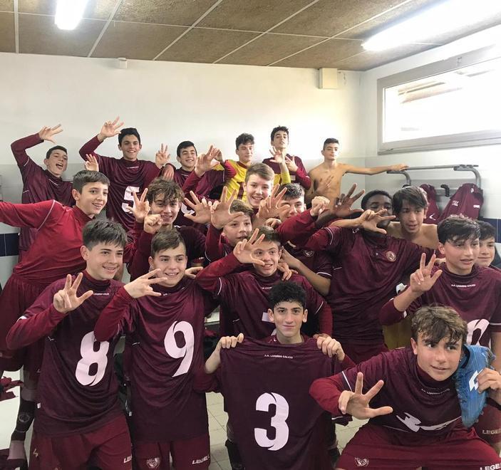 Anche i baby amaranto arrancano vincono soltanto i Giovanissimi B