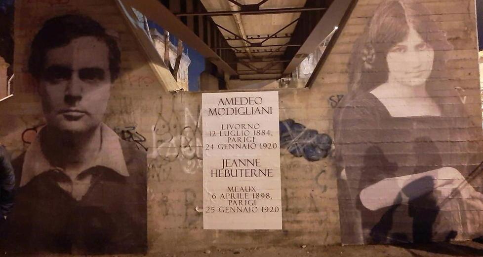  In memoria di Jeanne e Dedo sotto il cavalcavia della stazione