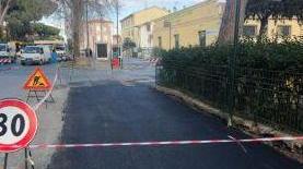 Rifacimento marciapiede alla materna Bambin Gesù