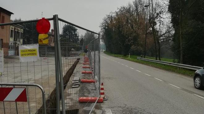 Passaggio a rischio per i pedoni e i ciclisti