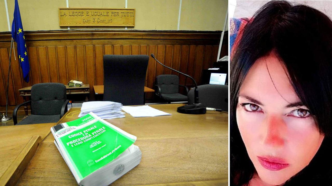 Claudia Raggi, la protagonista della vicenda e un'aula di Tribunale