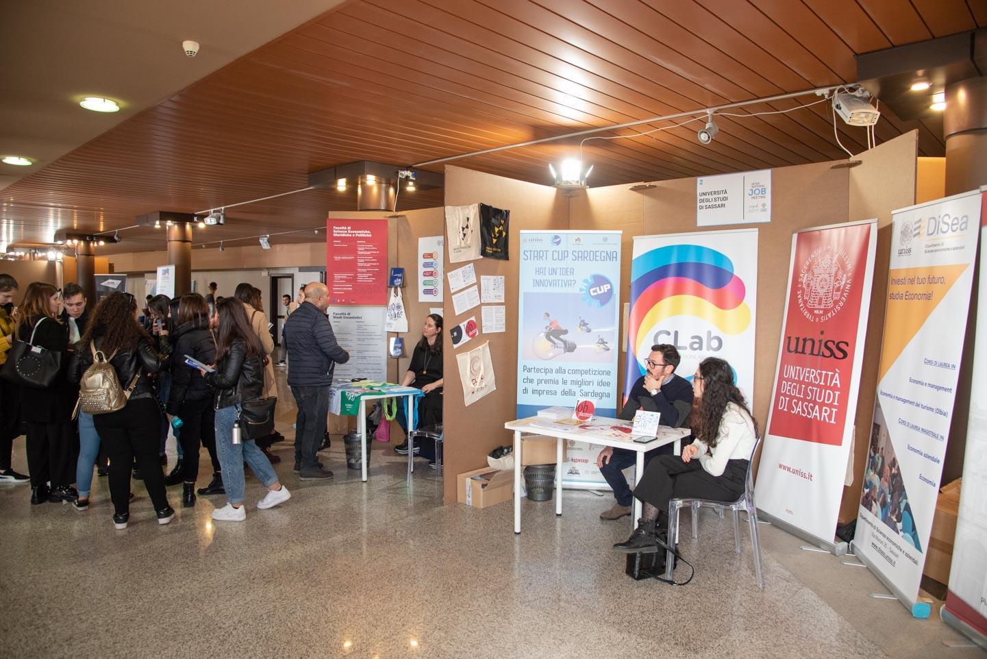 L'università di Sassari al Job meeting (foto Mario Rosas)