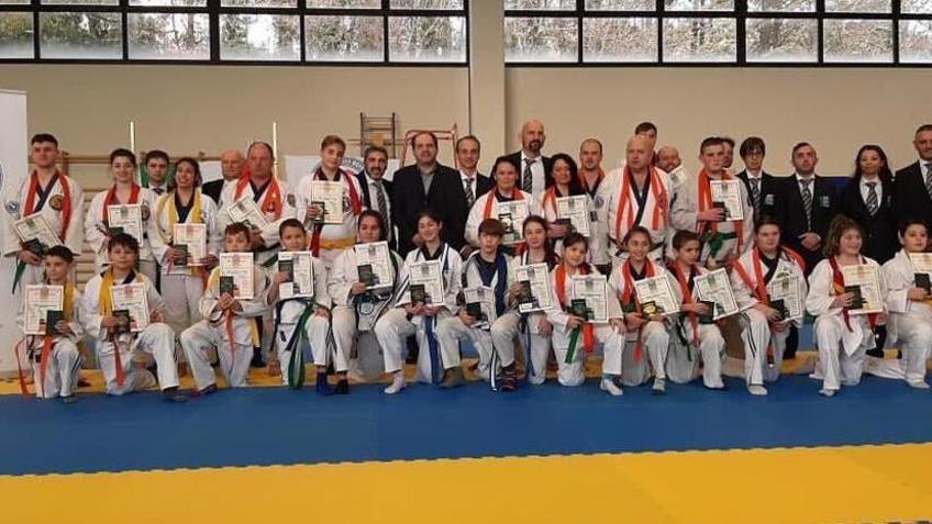A Montecatini Valdicecina la grande giornata degli esami per il Ju jitsu Wjjf Pma Italia Ecco i passaggi di cintura