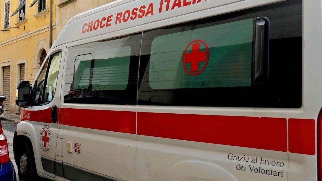 Un'ambulanza della Croce rossa (foto d'archivio)