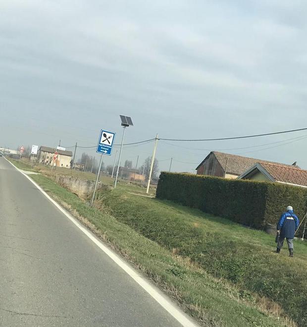 La starda lunga la quale è statao investito il quattordicenne