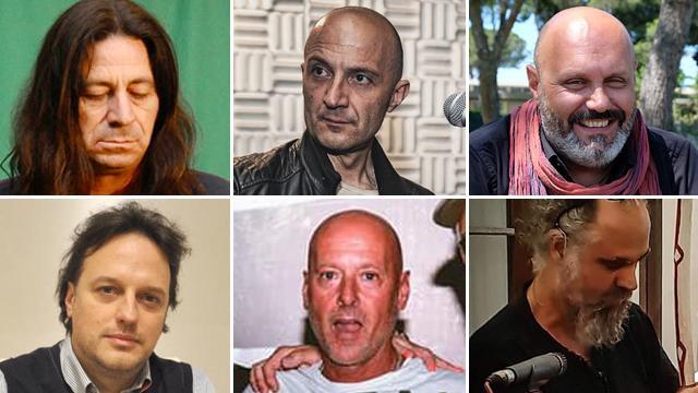 In alto, da sinistra, Corrado Rossetti, Marco Magazzini e Samuele Lippi. In basso, da sinistra, Giorgio Bonari, Ermanno Bellucci e Francesco Landucci