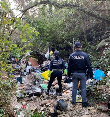 Scoperto il mercato della droga in mezzo al bosco 