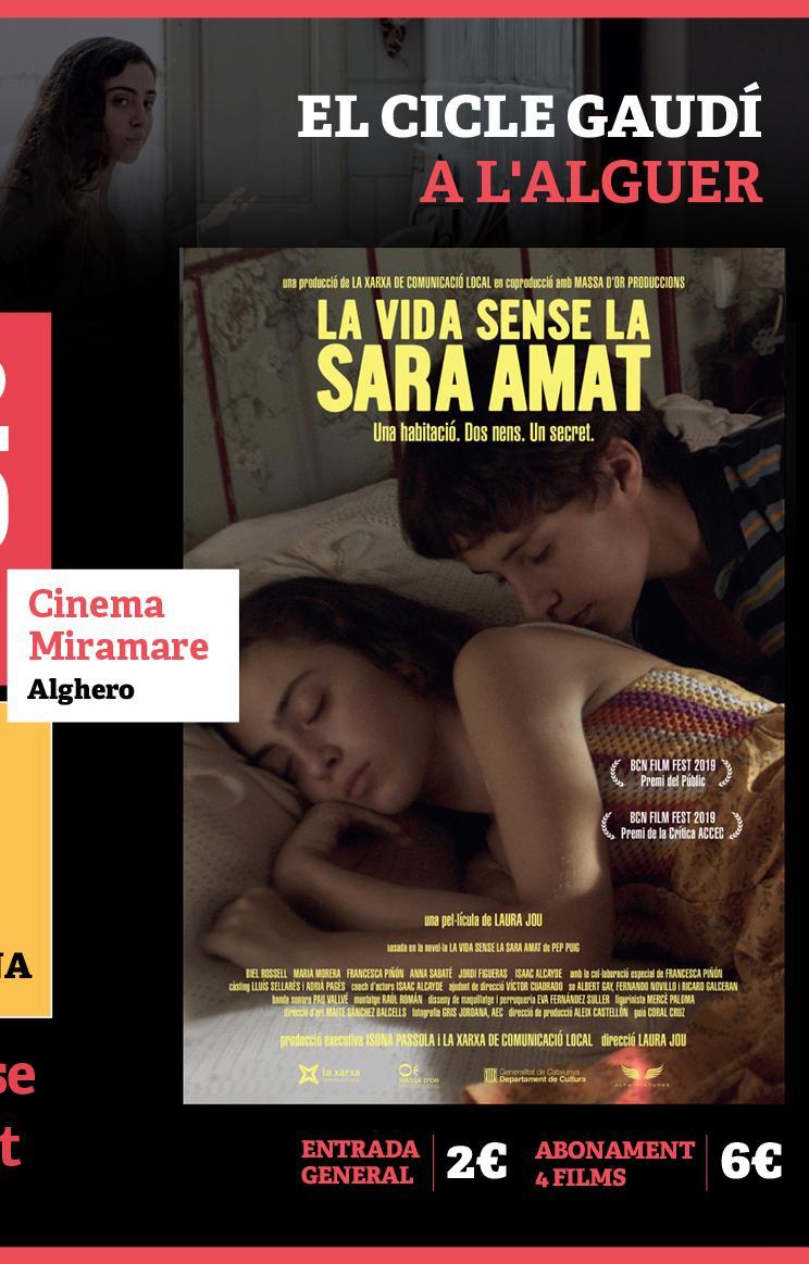 El Cicle Gaudì, proiezioni d’autore 