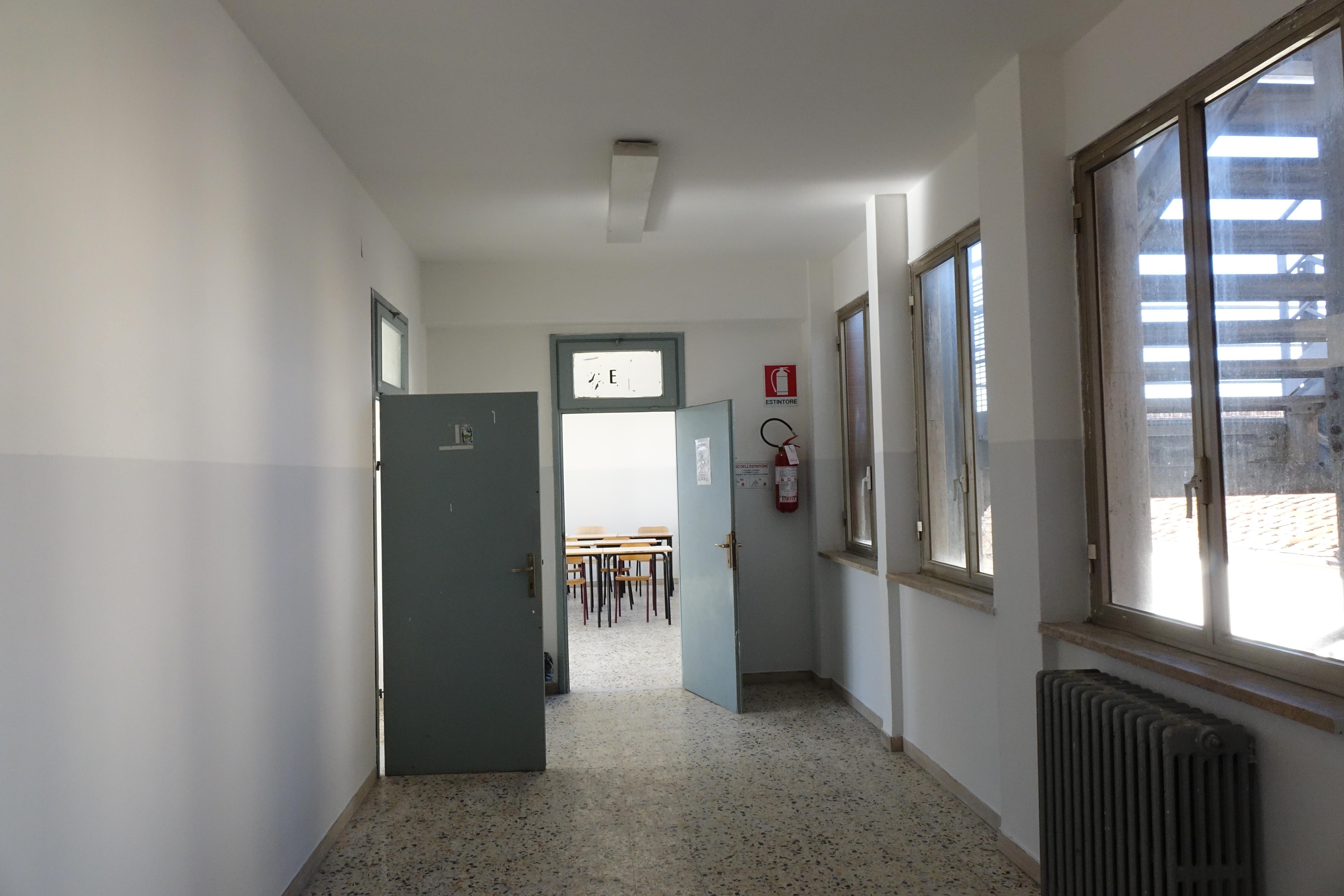 Un corridoio delle scuole Calafati