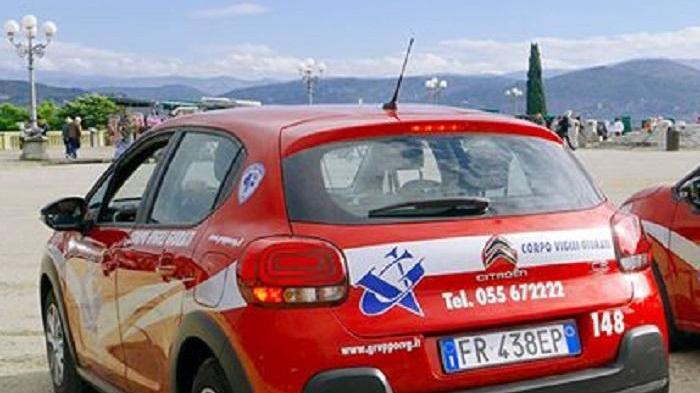 Una pattuglia dei Vigili giurati (foto d'archivio)