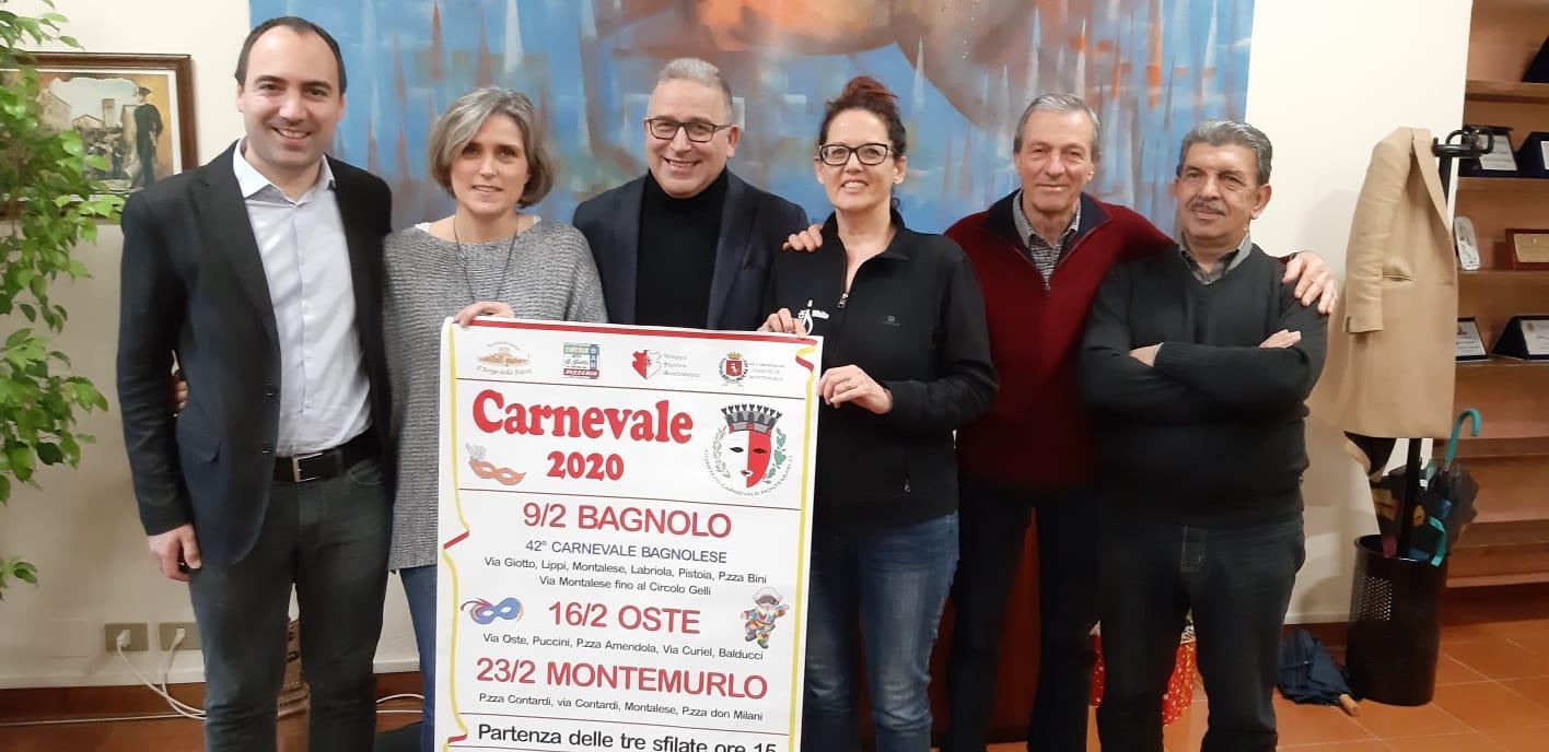 Nella foto da sinistra il sindaco Simone Calamai, Sheila Tempesti, Giuseppe Forastiero, Marta Mariotti, Remo Bernardini ed Elio Lombardo